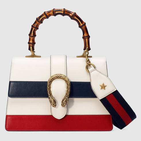 Gucci Bag: Dionysus Blue White and Red 